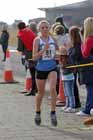 Chloe Price finishing the womens Transped Blyth Valley 10k.